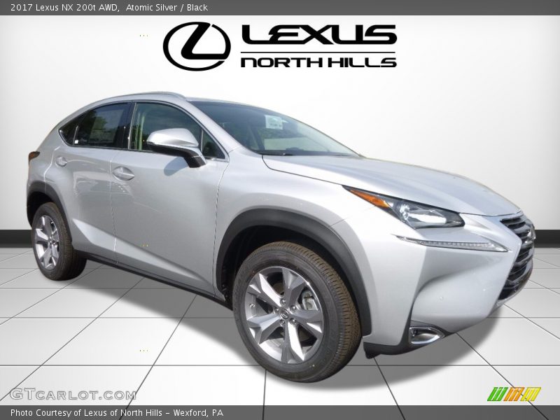 Atomic Silver / Black 2017 Lexus NX 200t AWD