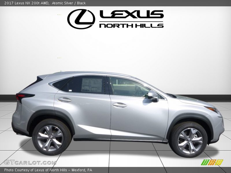 Atomic Silver / Black 2017 Lexus NX 200t AWD