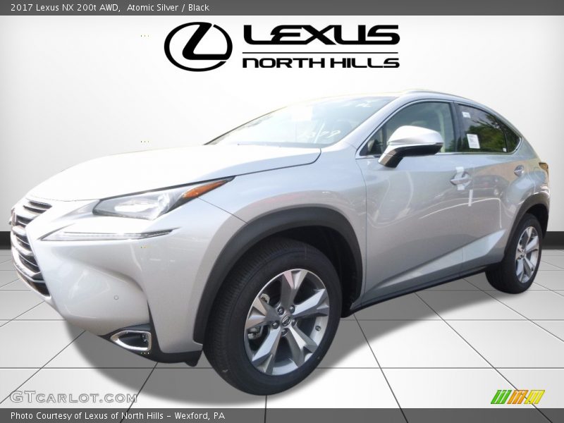 Atomic Silver / Black 2017 Lexus NX 200t AWD