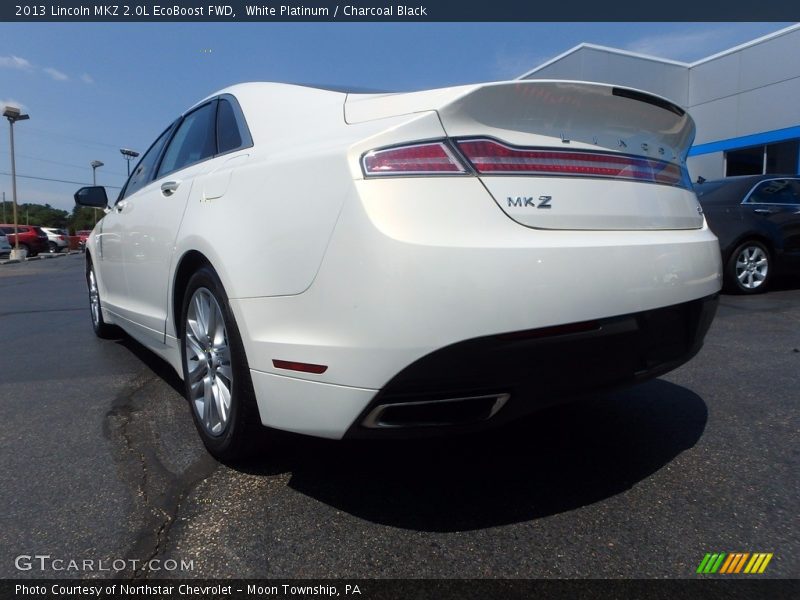 White Platinum / Charcoal Black 2013 Lincoln MKZ 2.0L EcoBoost FWD