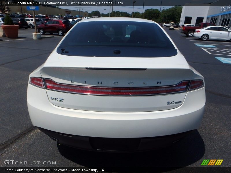 White Platinum / Charcoal Black 2013 Lincoln MKZ 2.0L EcoBoost FWD