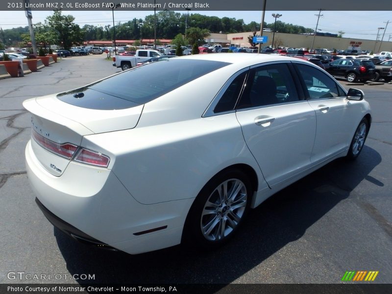 White Platinum / Charcoal Black 2013 Lincoln MKZ 2.0L EcoBoost FWD