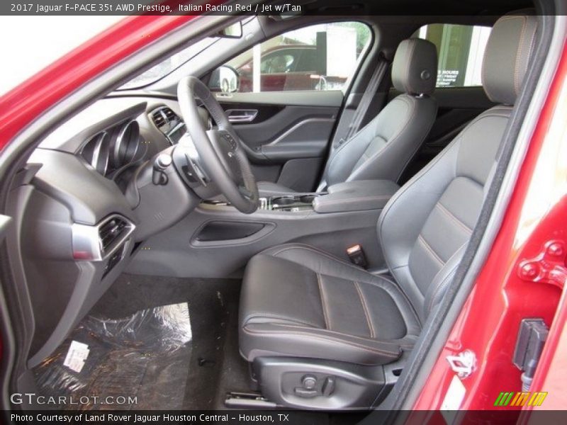 Italian Racing Red / Jet w/Tan 2017 Jaguar F-PACE 35t AWD Prestige
