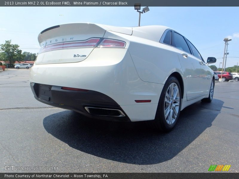 White Platinum / Charcoal Black 2013 Lincoln MKZ 2.0L EcoBoost FWD