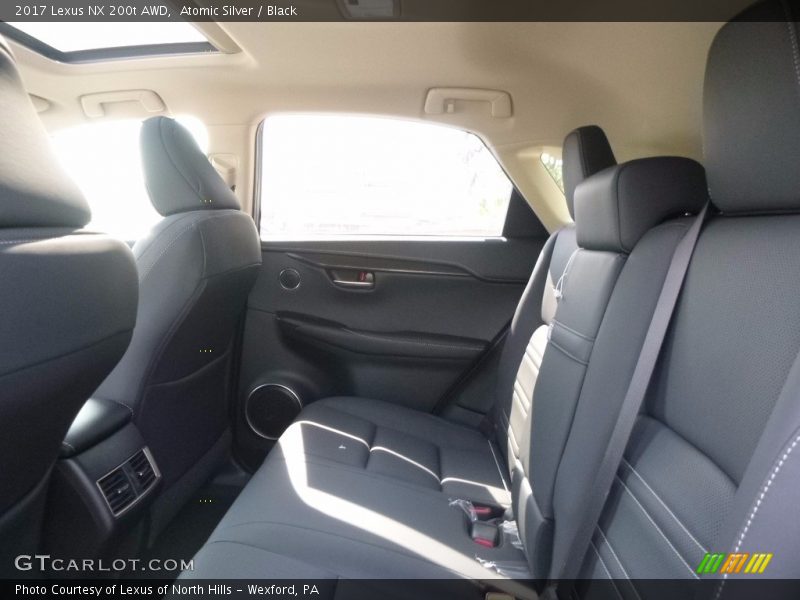 Atomic Silver / Black 2017 Lexus NX 200t AWD