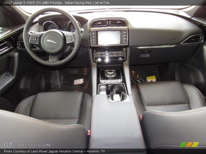 Italian Racing Red / Jet w/Tan 2017 Jaguar F-PACE 35t AWD Prestige