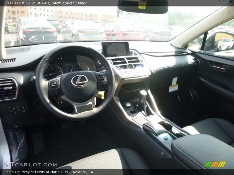 Atomic Silver / Black 2017 Lexus NX 200t AWD