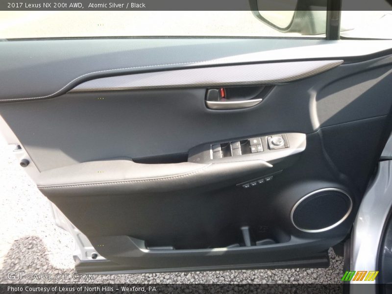 Atomic Silver / Black 2017 Lexus NX 200t AWD