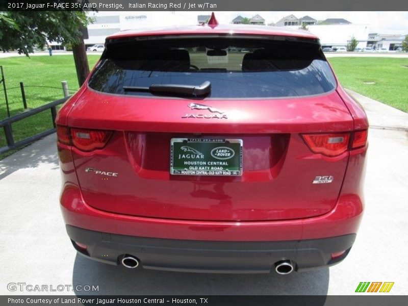 Italian Racing Red / Jet w/Tan 2017 Jaguar F-PACE 35t AWD Prestige