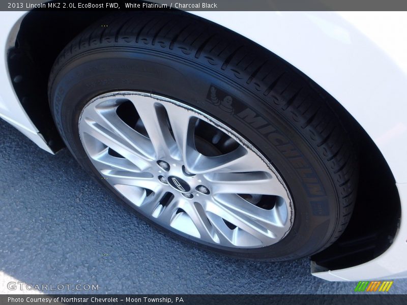 White Platinum / Charcoal Black 2013 Lincoln MKZ 2.0L EcoBoost FWD