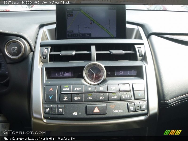 Atomic Silver / Black 2017 Lexus NX 200t AWD