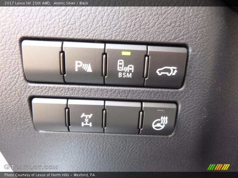 Atomic Silver / Black 2017 Lexus NX 200t AWD