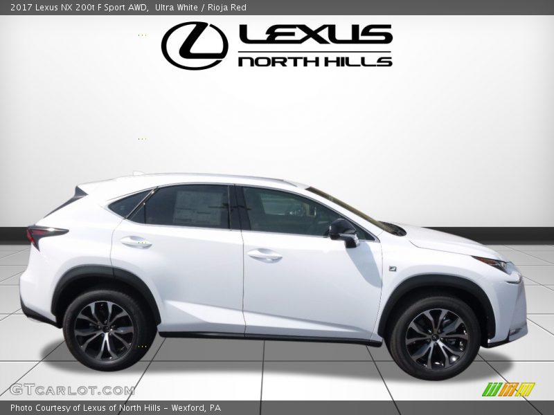 Ultra White / Rioja Red 2017 Lexus NX 200t F Sport AWD