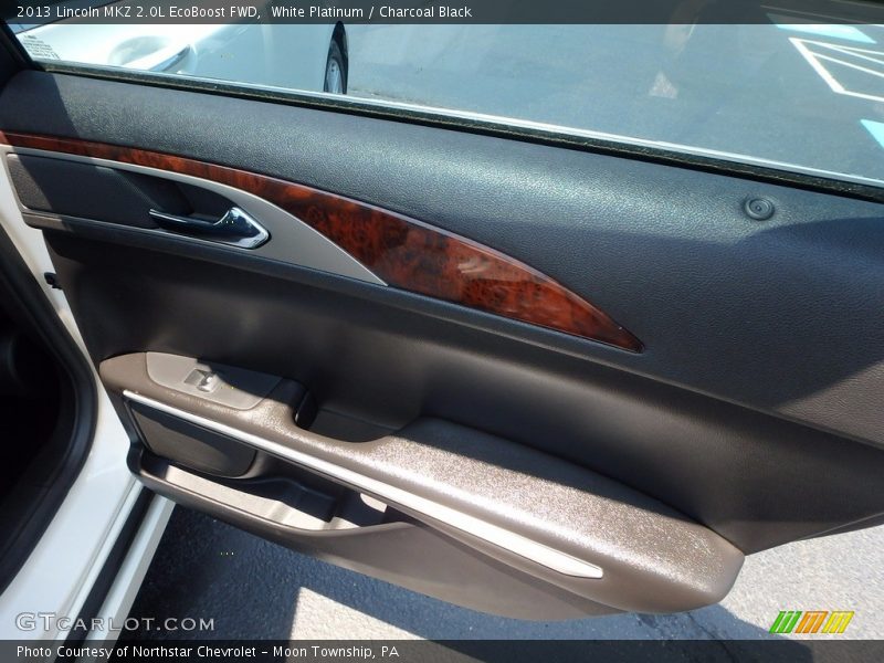 White Platinum / Charcoal Black 2013 Lincoln MKZ 2.0L EcoBoost FWD
