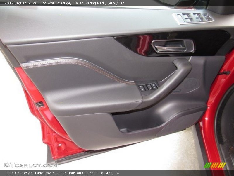 Italian Racing Red / Jet w/Tan 2017 Jaguar F-PACE 35t AWD Prestige