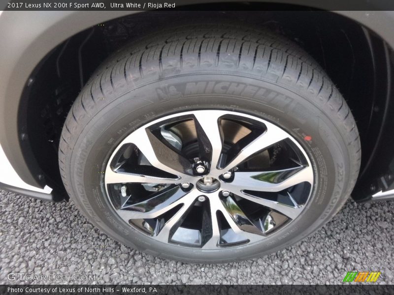 Ultra White / Rioja Red 2017 Lexus NX 200t F Sport AWD