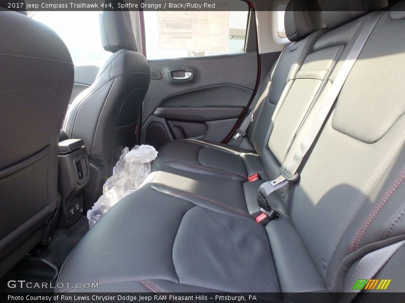 Spitfire Orange / Black/Ruby Red 2017 Jeep Compass Trailhawk 4x4