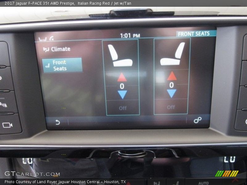 Italian Racing Red / Jet w/Tan 2017 Jaguar F-PACE 35t AWD Prestige