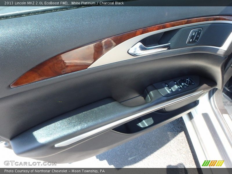 White Platinum / Charcoal Black 2013 Lincoln MKZ 2.0L EcoBoost FWD