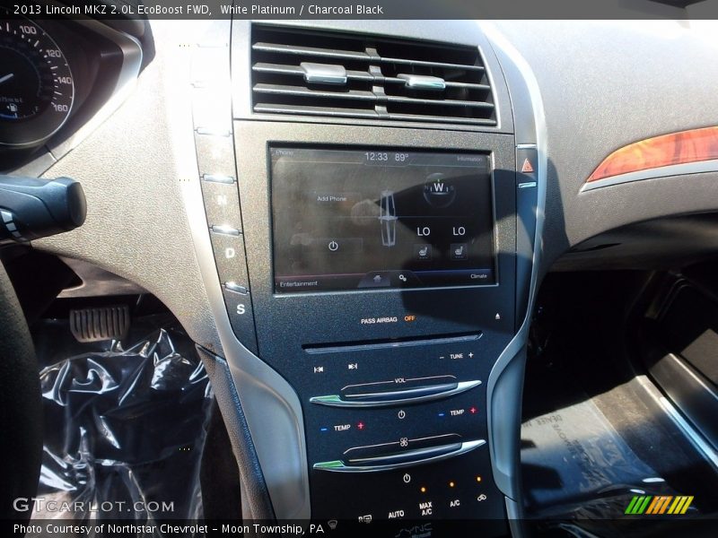 White Platinum / Charcoal Black 2013 Lincoln MKZ 2.0L EcoBoost FWD