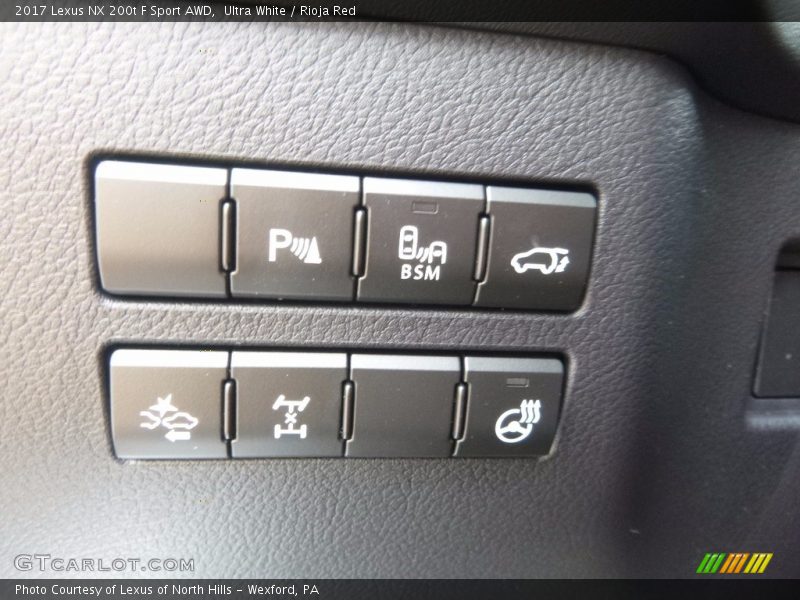 Ultra White / Rioja Red 2017 Lexus NX 200t F Sport AWD