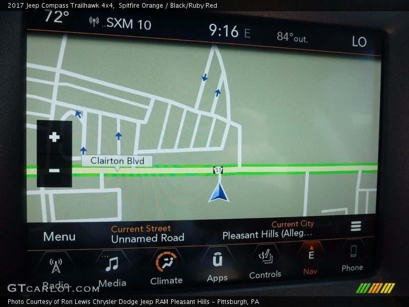 Spitfire Orange / Black/Ruby Red 2017 Jeep Compass Trailhawk 4x4