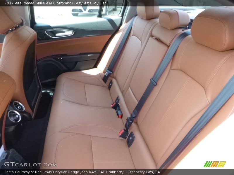 Rear Seat of 2017 Giulia AWD