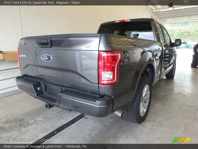 Magnetic / Black 2017 Ford F150 XL SuperCab 4x4