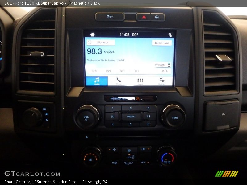 Magnetic / Black 2017 Ford F150 XL SuperCab 4x4