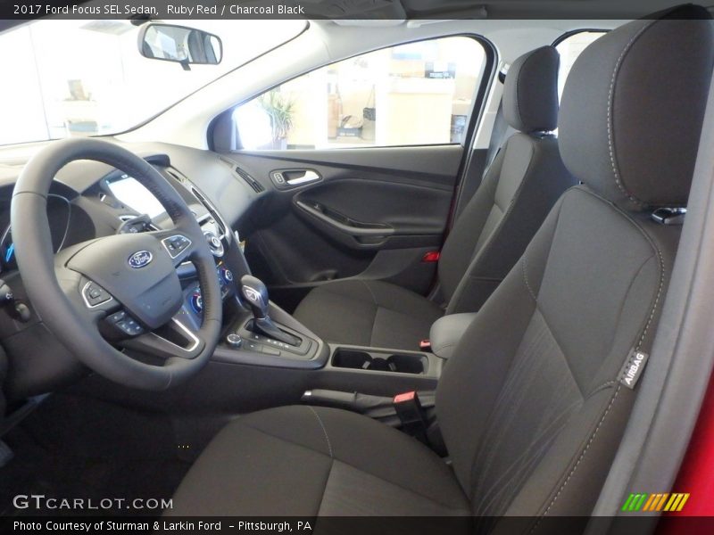 Ruby Red / Charcoal Black 2017 Ford Focus SEL Sedan