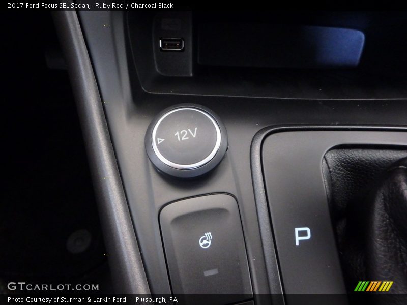 Ruby Red / Charcoal Black 2017 Ford Focus SEL Sedan