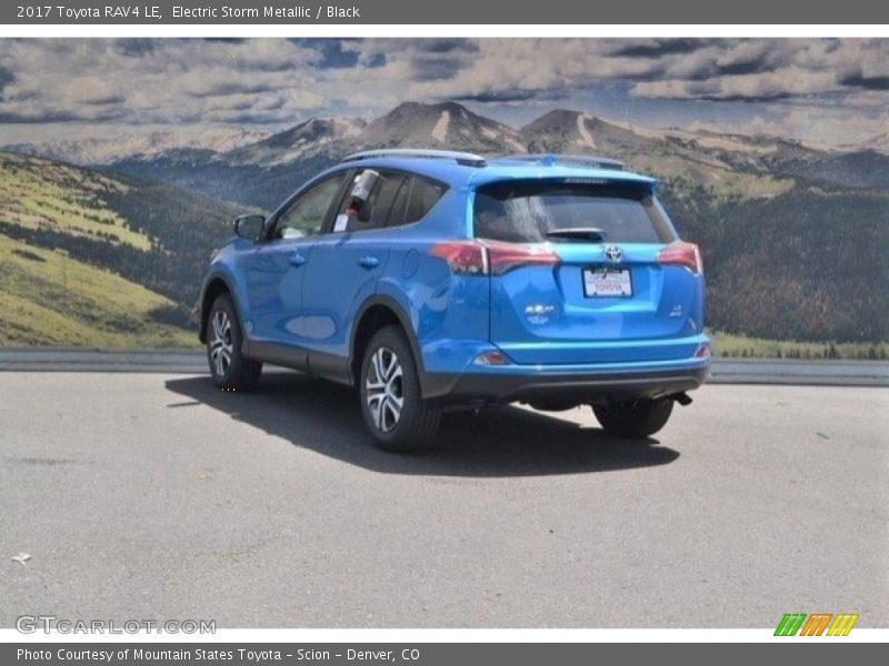 Electric Storm Metallic / Black 2017 Toyota RAV4 LE