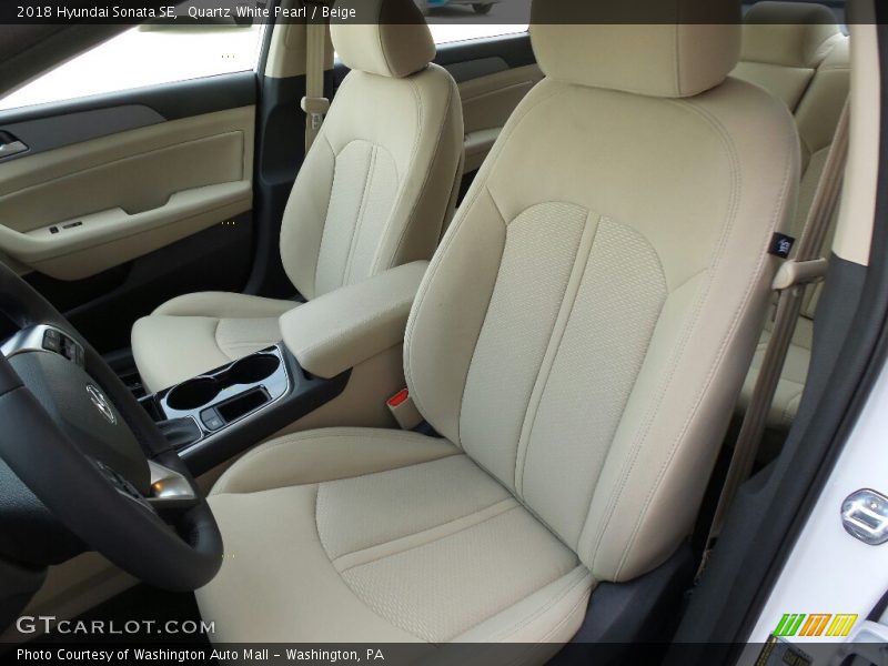Quartz White Pearl / Beige 2018 Hyundai Sonata SE