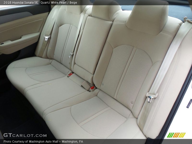 Quartz White Pearl / Beige 2018 Hyundai Sonata SE