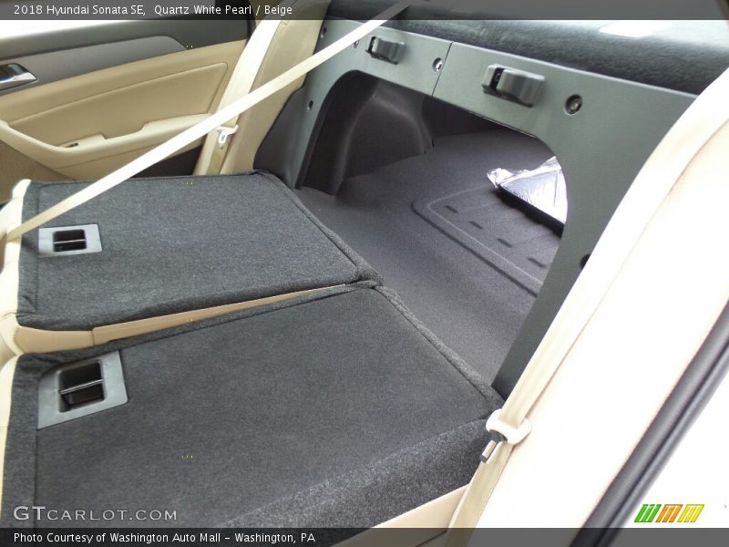 Quartz White Pearl / Beige 2018 Hyundai Sonata SE