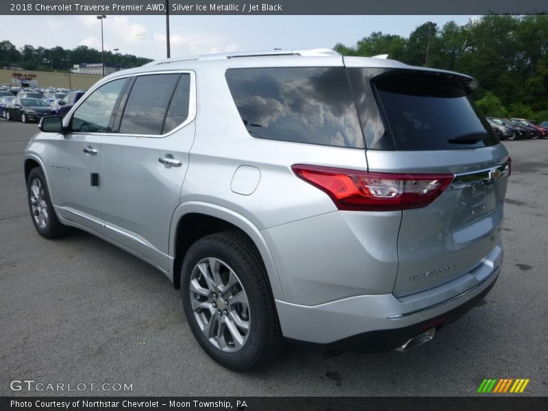 Silver Ice Metallic / Jet Black 2018 Chevrolet Traverse Premier AWD