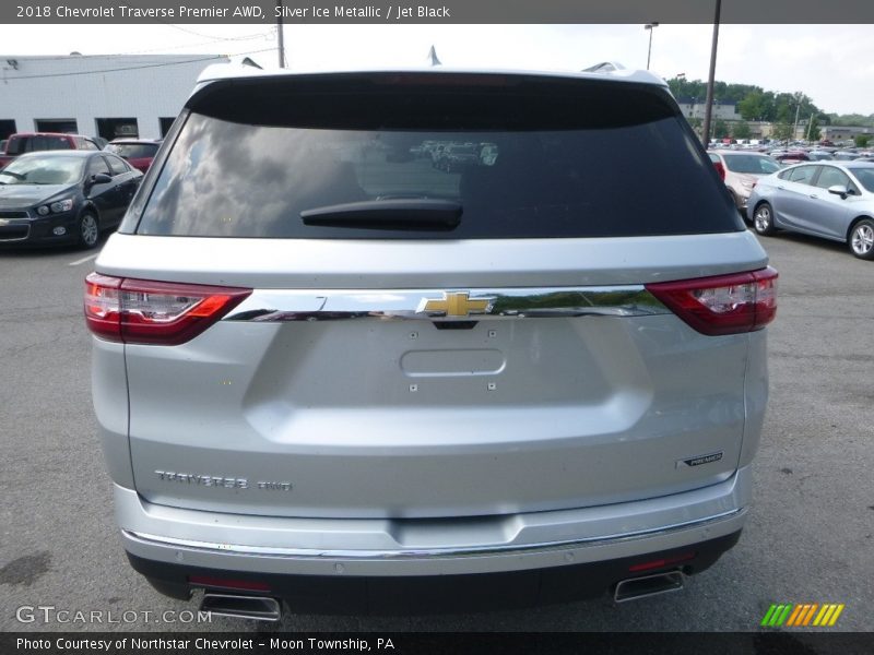 Silver Ice Metallic / Jet Black 2018 Chevrolet Traverse Premier AWD