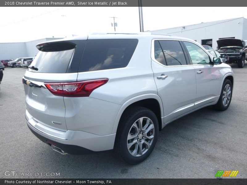 Silver Ice Metallic / Jet Black 2018 Chevrolet Traverse Premier AWD