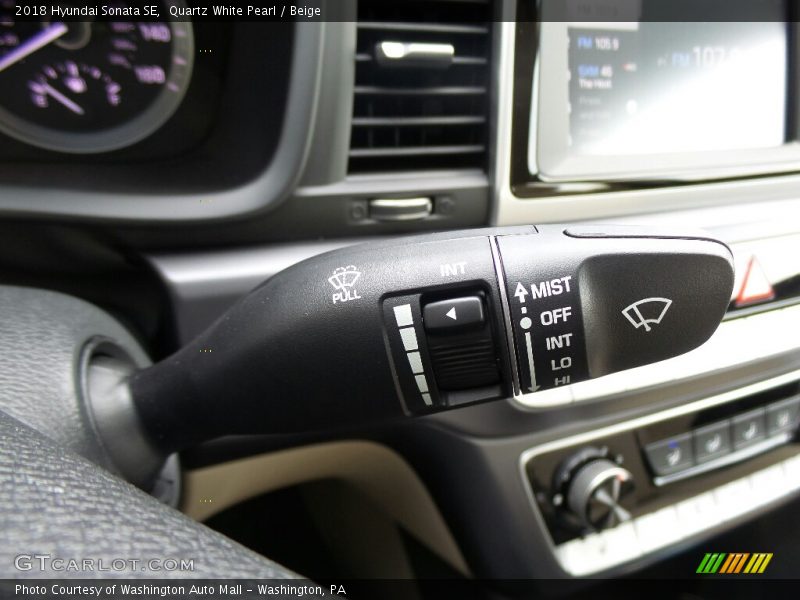 Quartz White Pearl / Beige 2018 Hyundai Sonata SE
