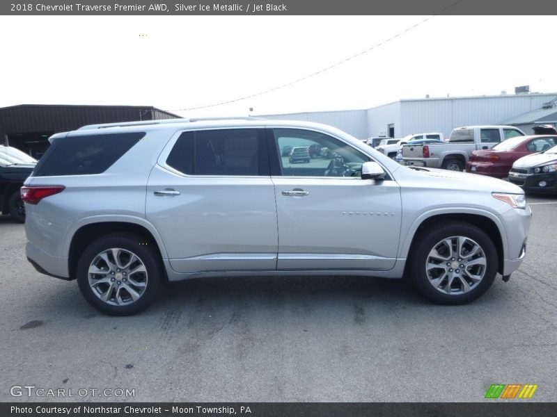 Silver Ice Metallic / Jet Black 2018 Chevrolet Traverse Premier AWD