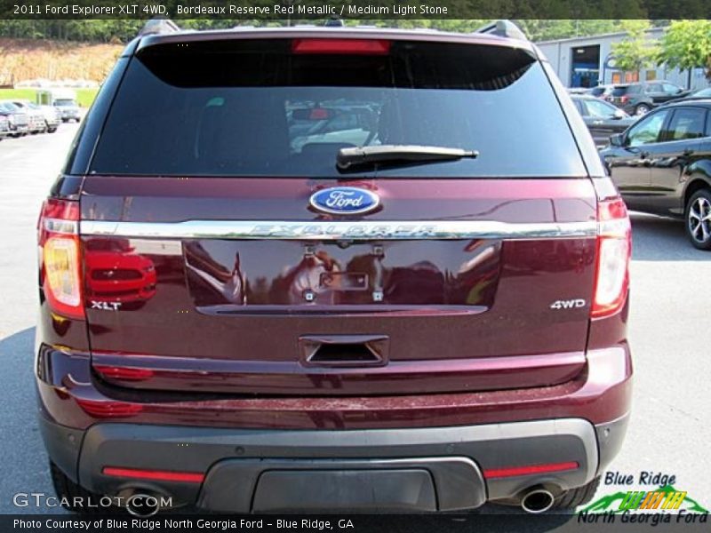 Bordeaux Reserve Red Metallic / Medium Light Stone 2011 Ford Explorer XLT 4WD