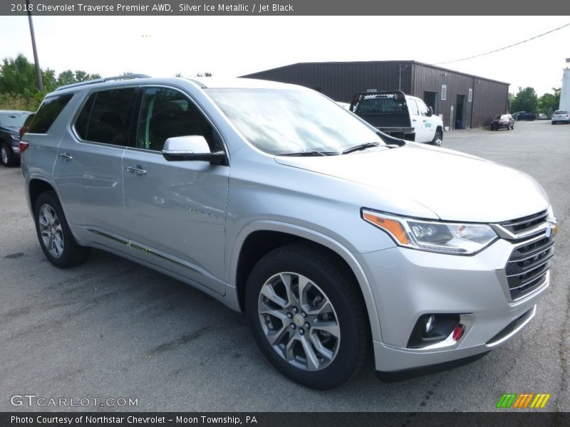 Silver Ice Metallic / Jet Black 2018 Chevrolet Traverse Premier AWD