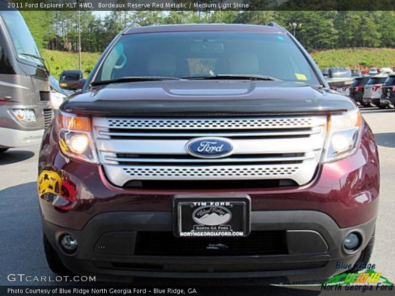 Bordeaux Reserve Red Metallic / Medium Light Stone 2011 Ford Explorer XLT 4WD