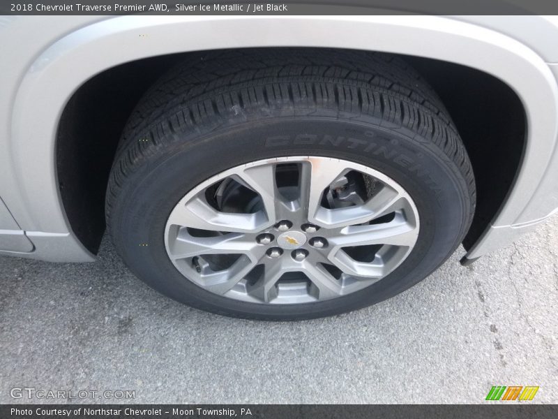 Silver Ice Metallic / Jet Black 2018 Chevrolet Traverse Premier AWD