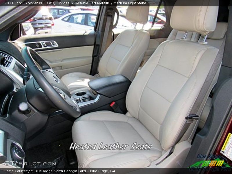 Bordeaux Reserve Red Metallic / Medium Light Stone 2011 Ford Explorer XLT 4WD