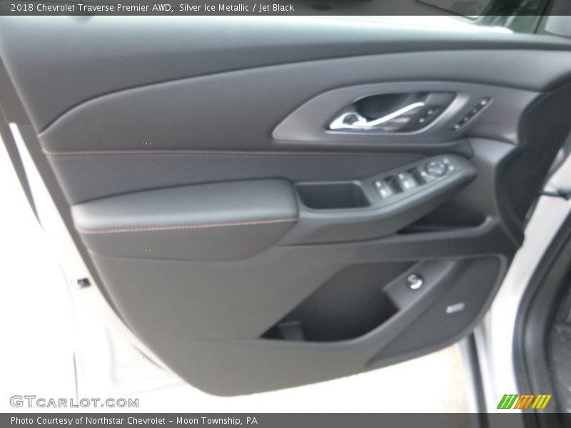 Silver Ice Metallic / Jet Black 2018 Chevrolet Traverse Premier AWD