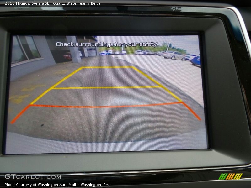 Quartz White Pearl / Beige 2018 Hyundai Sonata SE