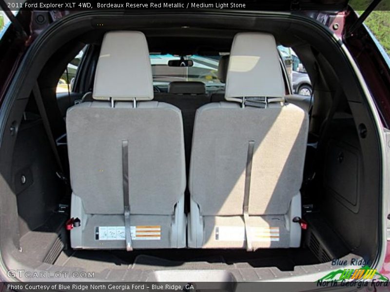Bordeaux Reserve Red Metallic / Medium Light Stone 2011 Ford Explorer XLT 4WD