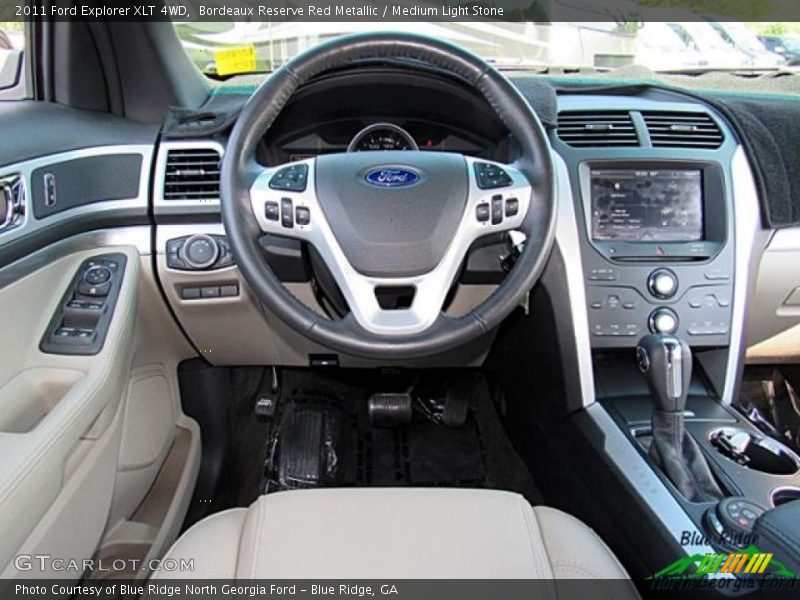 Bordeaux Reserve Red Metallic / Medium Light Stone 2011 Ford Explorer XLT 4WD