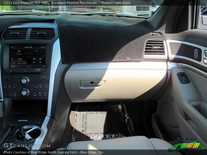 Bordeaux Reserve Red Metallic / Medium Light Stone 2011 Ford Explorer XLT 4WD